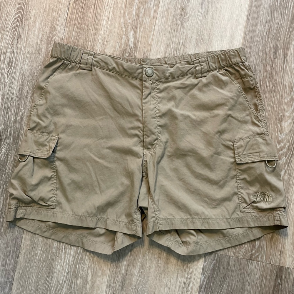 The North Face Khaki Cargo Shorts Size 10